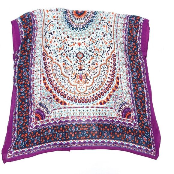 NWT Nicole Miller Oversized Kimono Long Draped Beachy Boho Dolman Coverup Floral - Picture 5 of 6